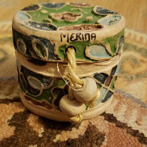 Merina Hand Crafted /signed Pottery.